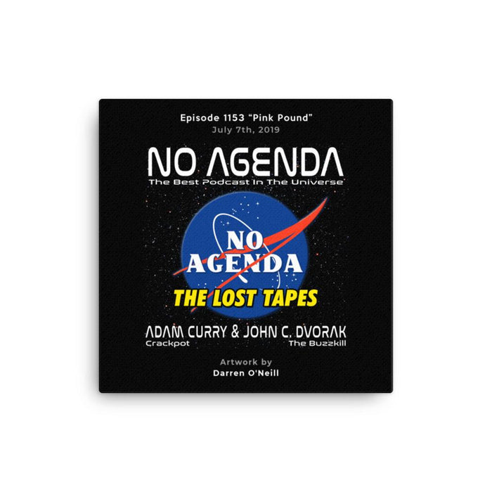 NO AGENDA 1153 - customizable canvas cover art