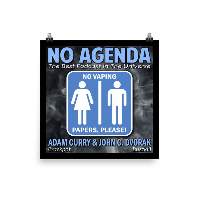 NO AGENDA 1170 - cover art poster print