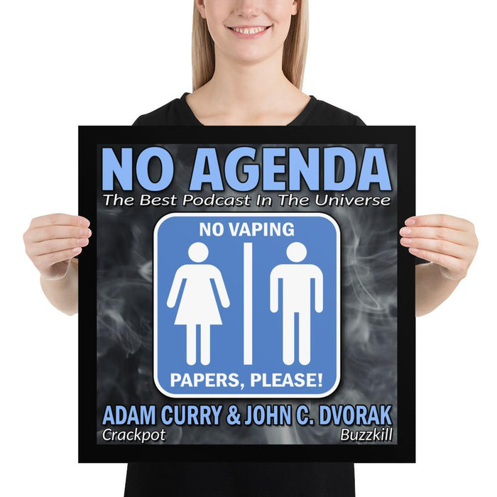 NO AGENDA 1170 - cover art poster print