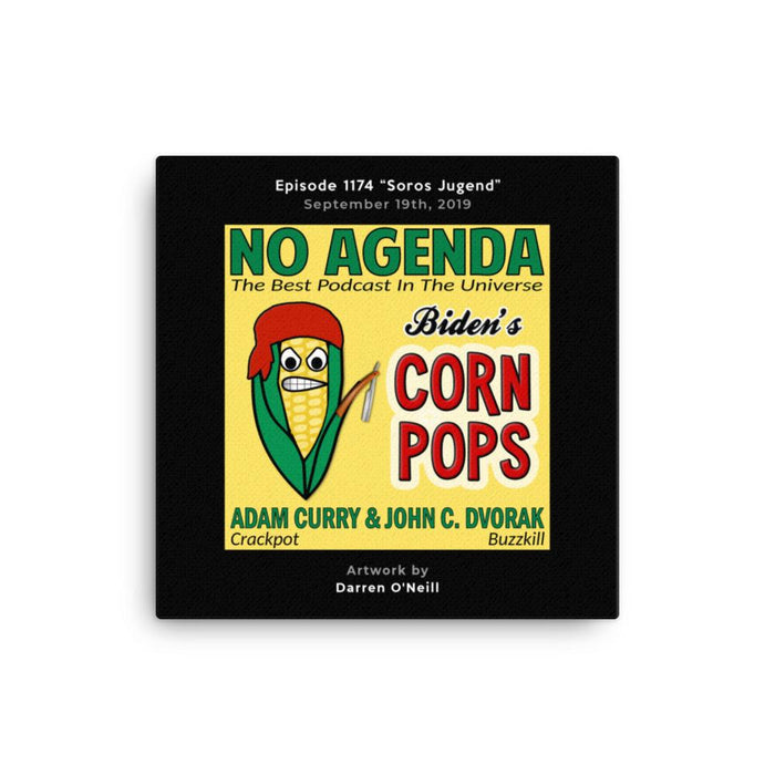 NO AGENDA 1174 - customizable canvas cover art
