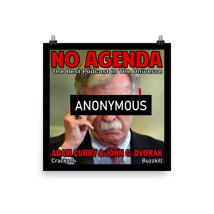 NO AGENDA 1189 - cover art poster print