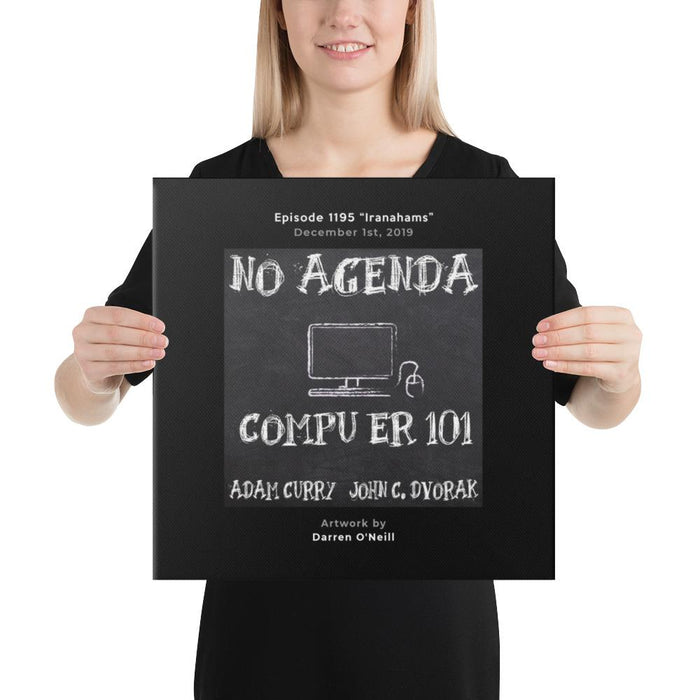 NO AGENDA 1195 - customizable canvas cover art