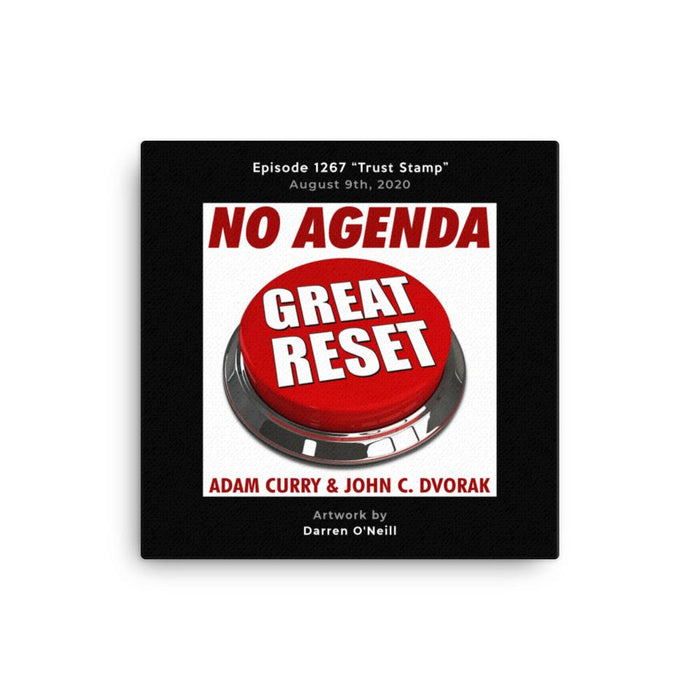 NO AGENDA 1267 - customizable canvas cover art