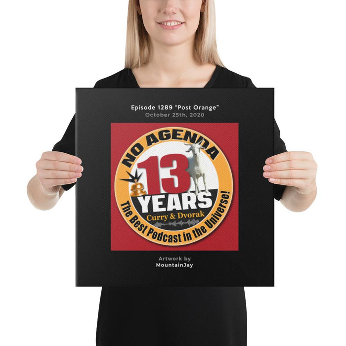 NO AGENDA 1289 - customizable canvas cover art