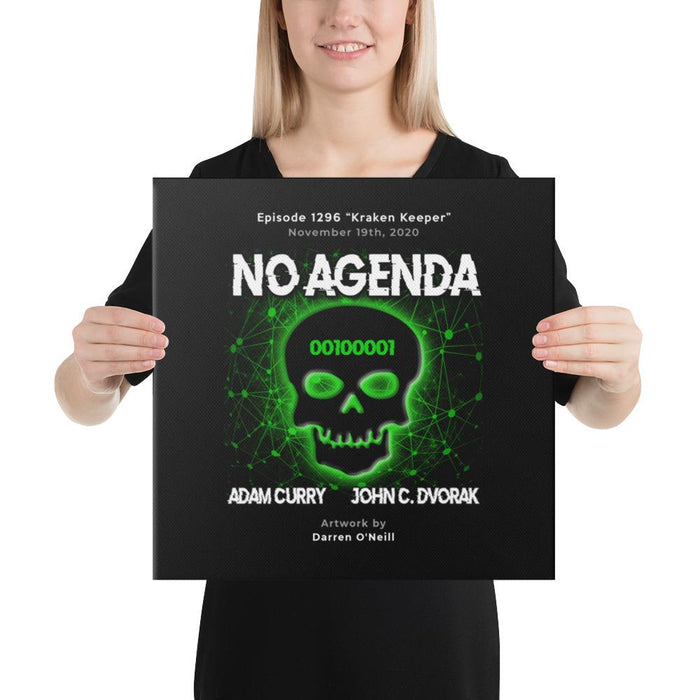 NO AGENDA 1296 - customizable canvas cover art