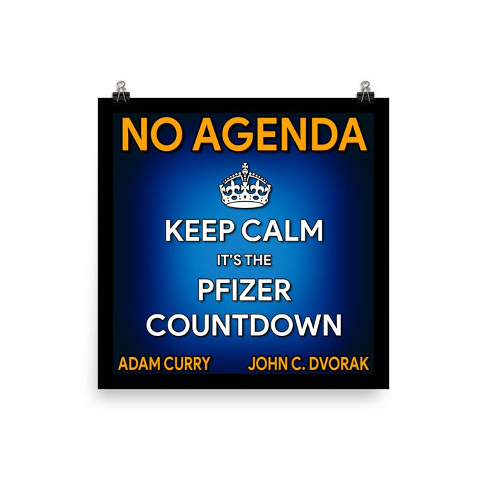 NO AGENDA 1301 - cover art poster print