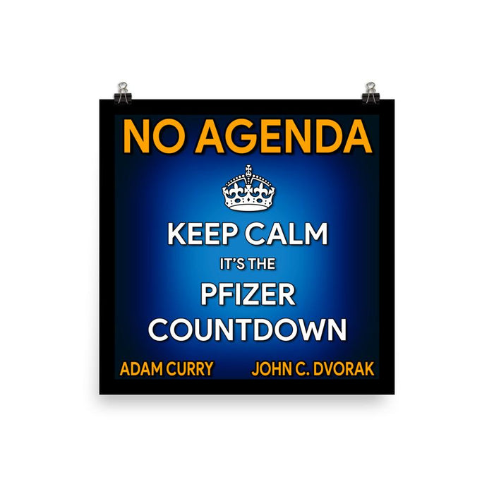 NO AGENDA 1301 - cover art poster print
