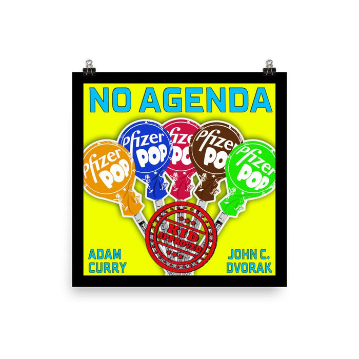 NO AGENDA 1394 - cover art poster print
