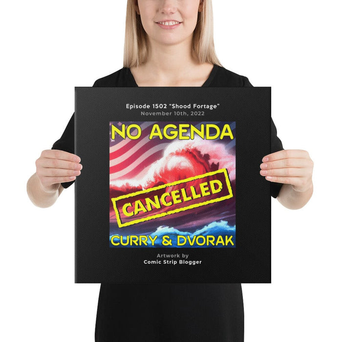 NO AGENDA 1502 - customizable canvas cover art
