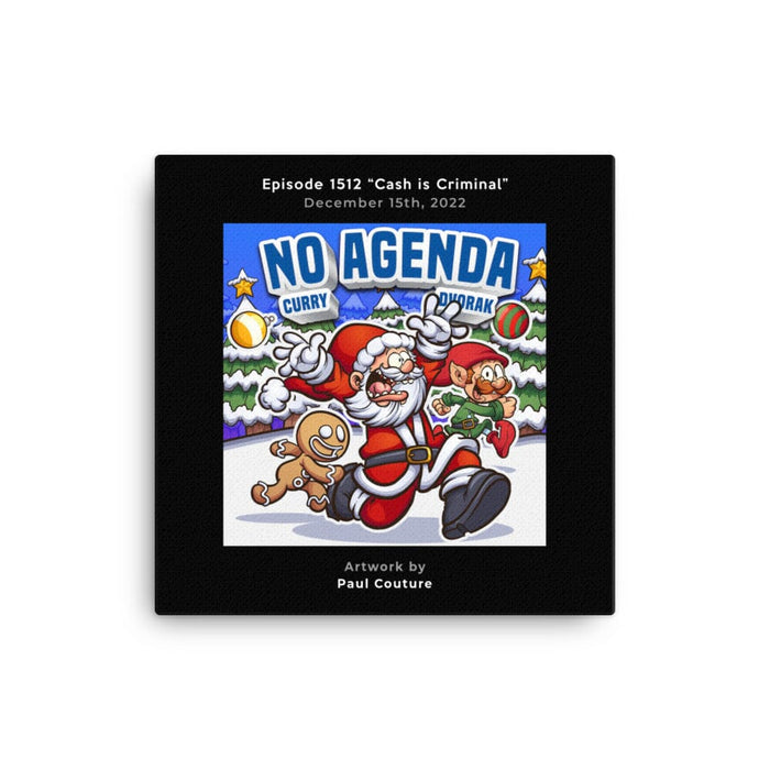 NO AGENDA 1512 - customizable canvas cover art