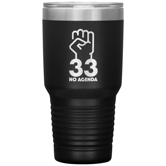 NO AGENDA 33 - 30 oz tumbler
