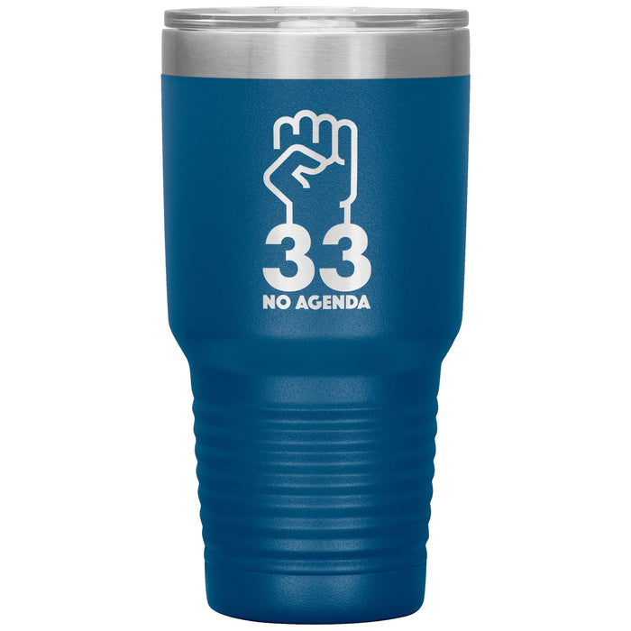 NO AGENDA 33 - 30 oz tumbler