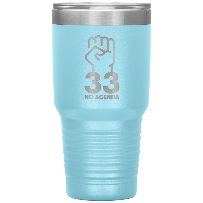 NO AGENDA 33 - 30 oz tumbler