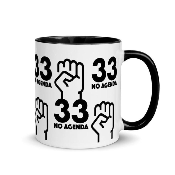 NO AGENDA 33 - accent mug