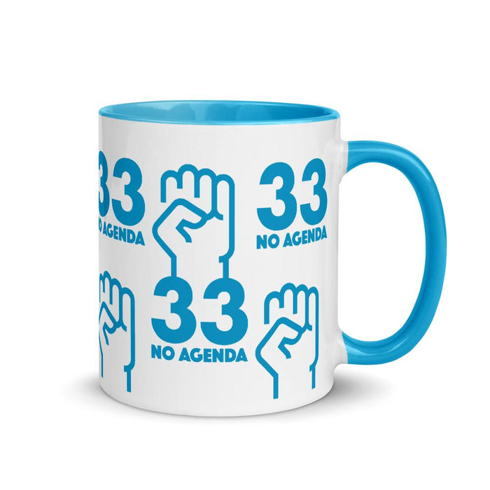 NO AGENDA 33 - accent mug