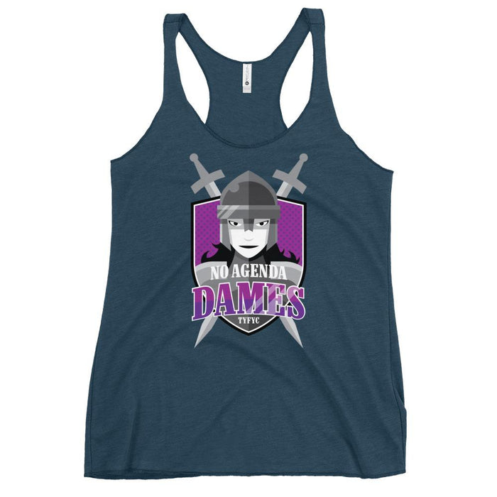 NO AGENDA DAMES - racerback tank