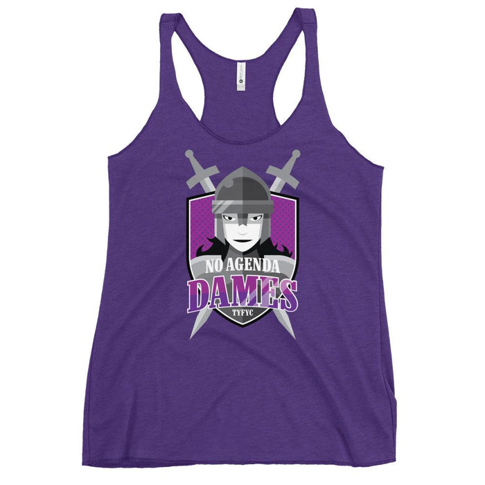 NO AGENDA DAMES - racerback tank