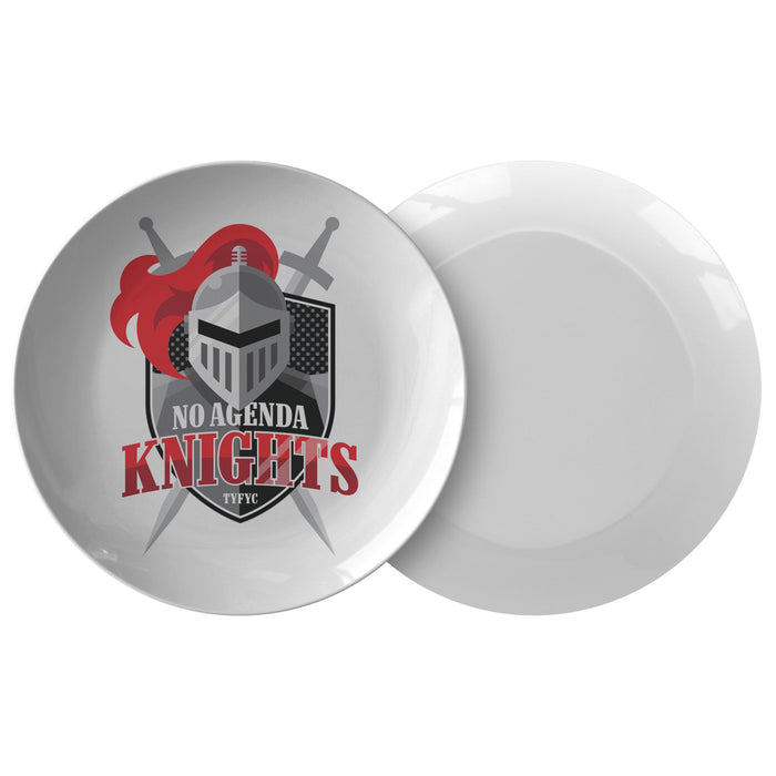 NO AGENDA KNIGHTS - plate
