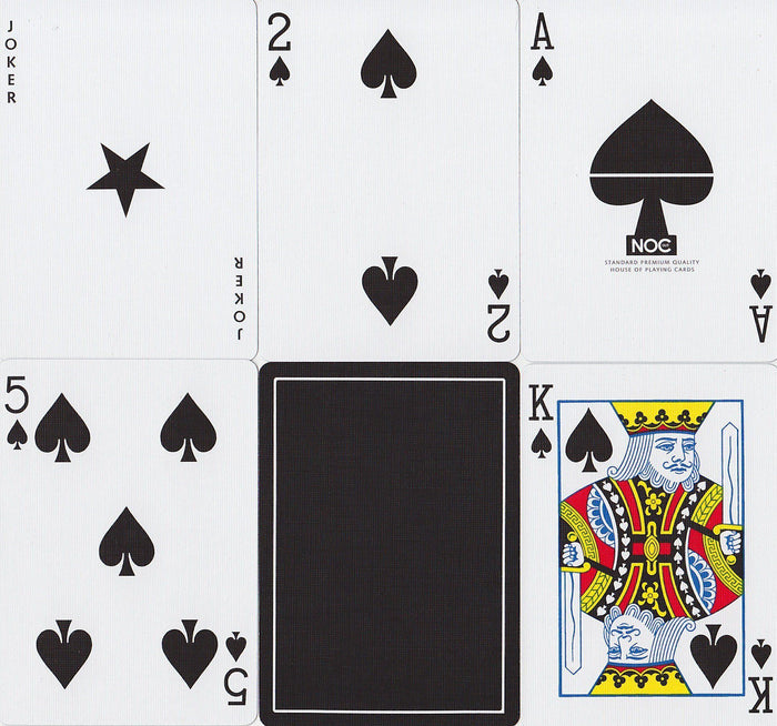 NOC Out: Black Playing Cards by HOPC