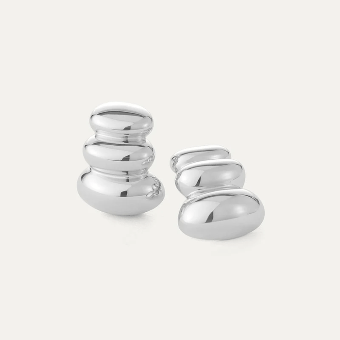 Non-Stop Earrings in Silver