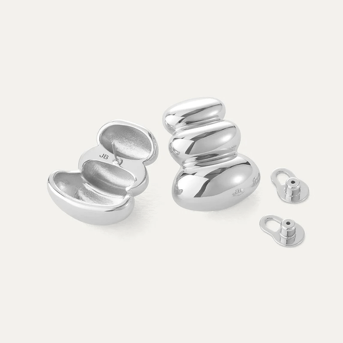 Non-Stop Earrings in Silver
