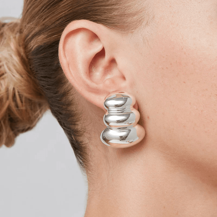 Non-Stop Earrings in Silver
