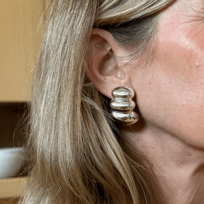 Non-Stop Earrings in Silver