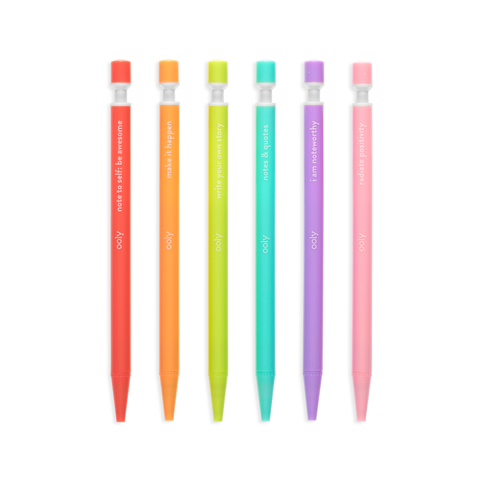 OOLY Noted mechanical pencils set of 6 no packaging