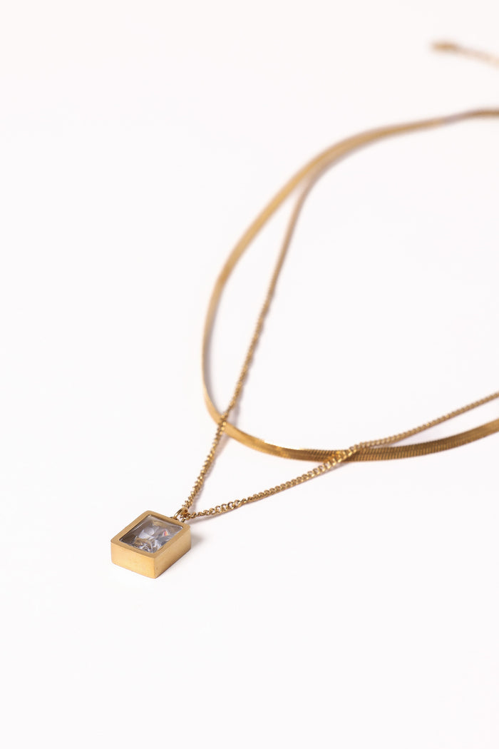 Petal and Pup USA ACCESSORIES Nyssa Necklace - Gold One Size