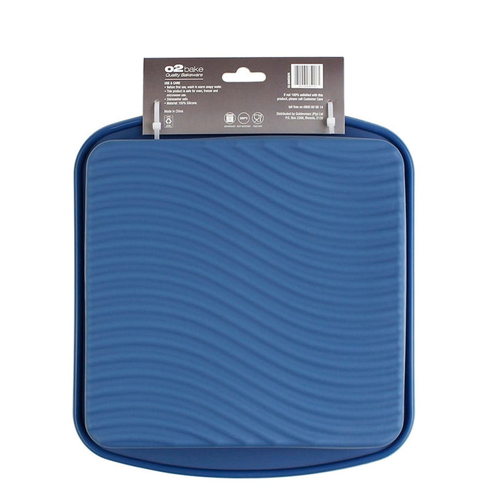 O2 Bake Silicone Square Pan - Blue
