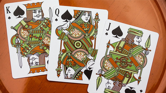Olive Tally Ho Playing Cards by Kings Wild Project