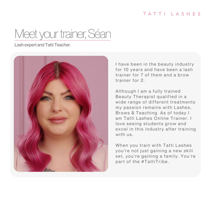 Online Korean Lash Lift & Brow Lamination Course with Kit