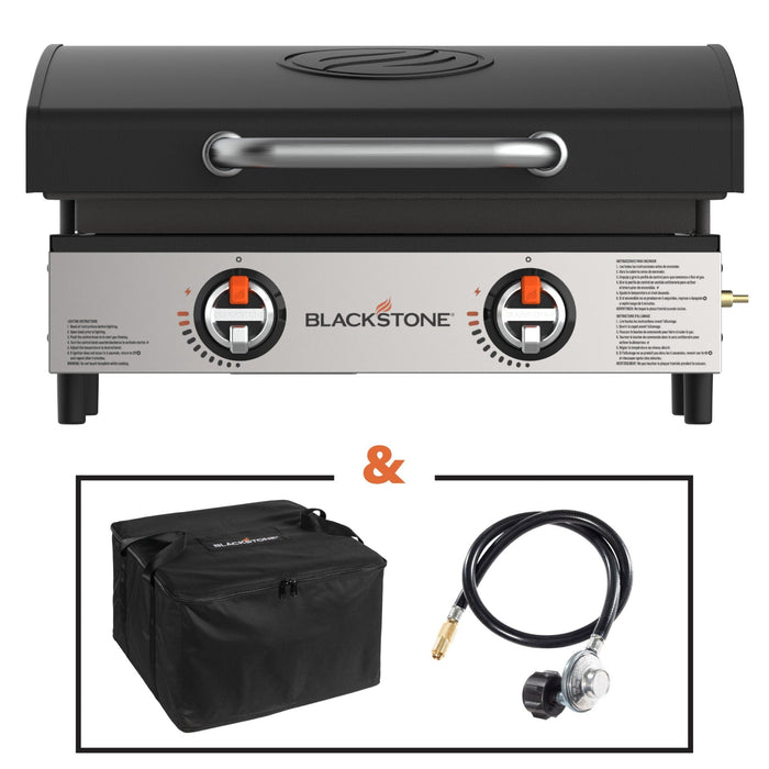 Original 22in Tabletop Bundle - 22" Griddle with Hood | Blackstone Products