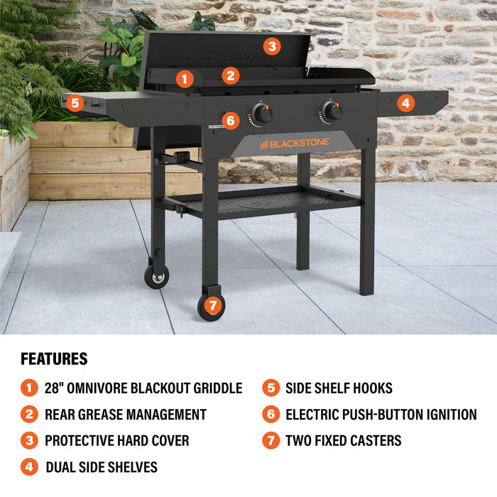 Original 28” Griddle with Hard Cover - 28" Griddle | Blackstone Products