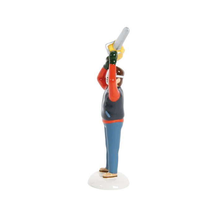 Original Snow Village | Clark Trims The Tree | Village Figures