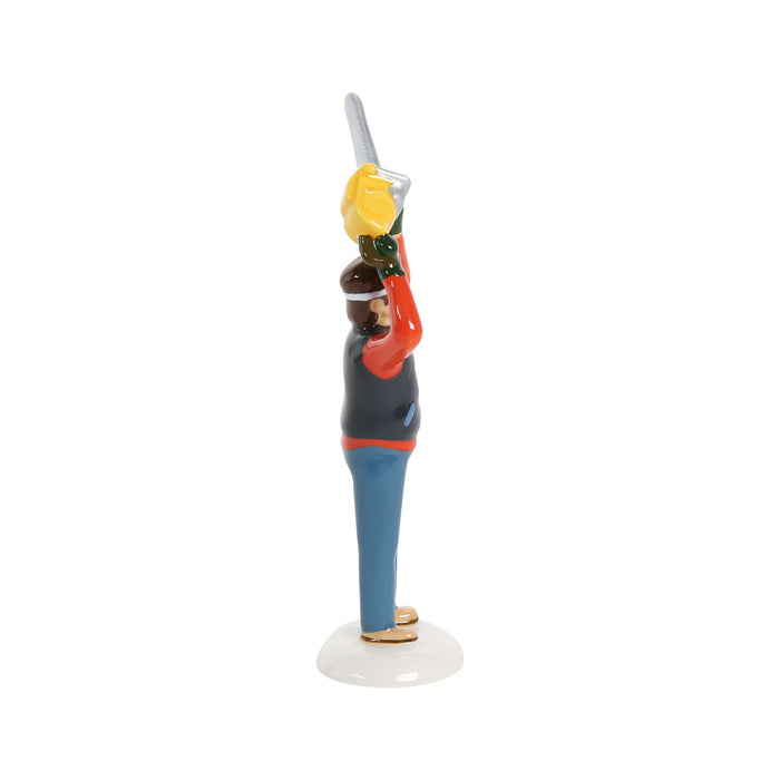 Original Snow Village | Clark Trims The Tree | Village Figures