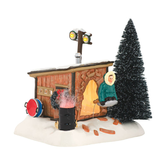 Original Snow Village | Griswold Sled Shack | Lighted Buildings