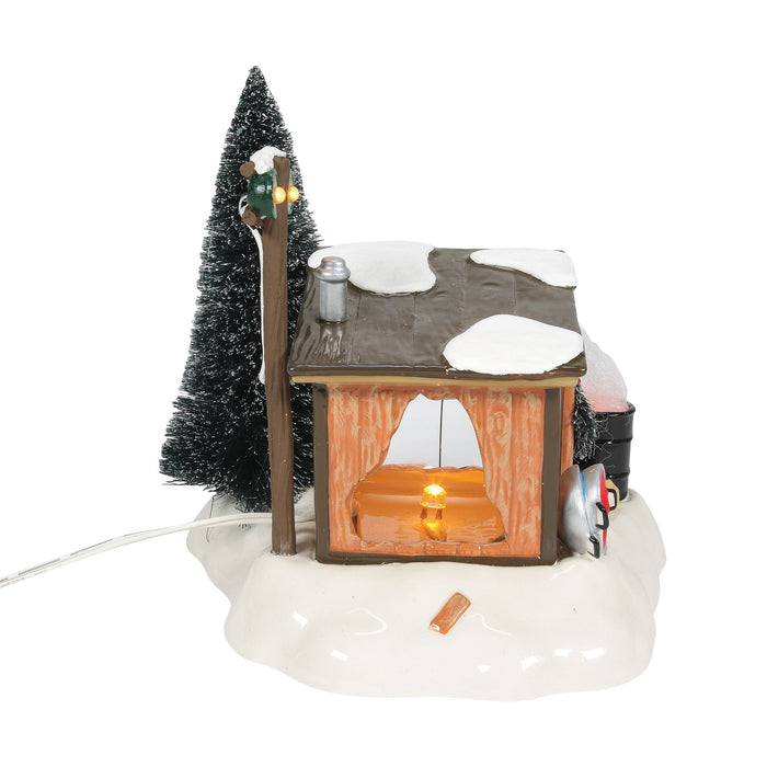 Original Snow Village | Griswold Sled Shack | Lighted Buildings