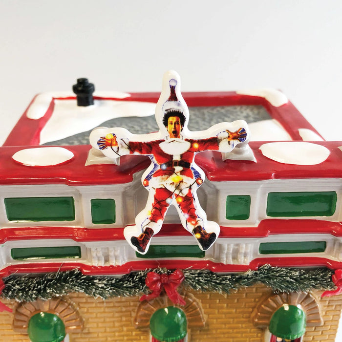 Original Snow Village | Xmas Vac Premiere At The Plaza | Lighted Buildings