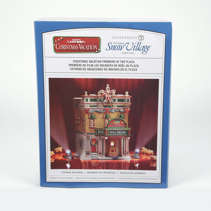 Original Snow Village | Xmas Vac Premiere At The Plaza | Lighted Buildings