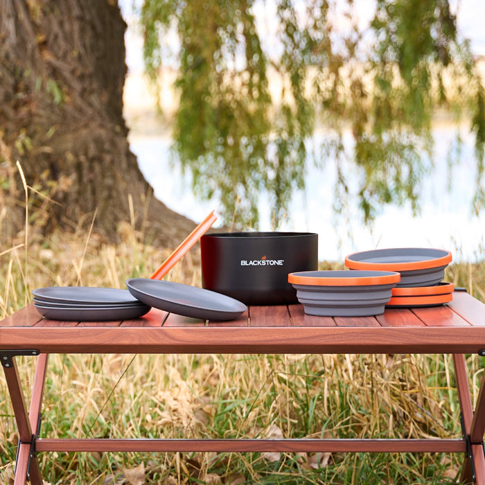 Eliminate the need for paper or plastic silverware with the OTG camping set.