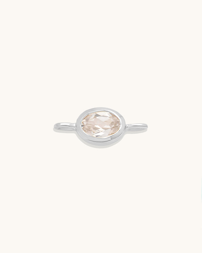 Oval Gemstone Connector