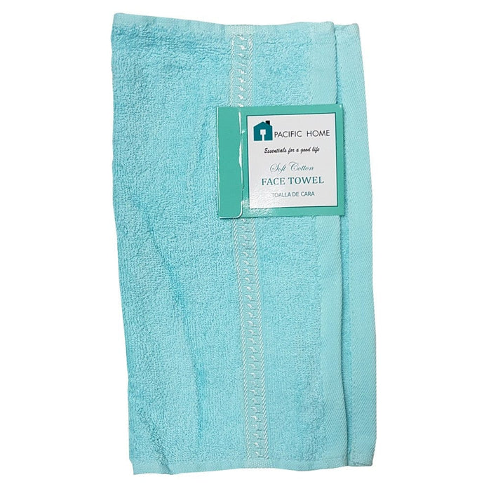 PACIFIC HOME COTTON FACE TOWEL, BROWN - TCC0193 Pie Variety
