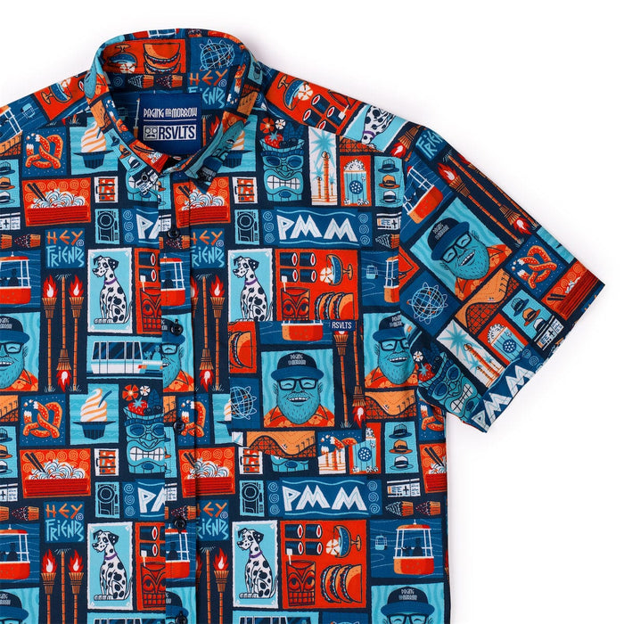 RSVLTS XS RSVLTS Mr. Morrow Collection "Hey, Friends" _ KUNUFLEX Short Sleeve Shirt