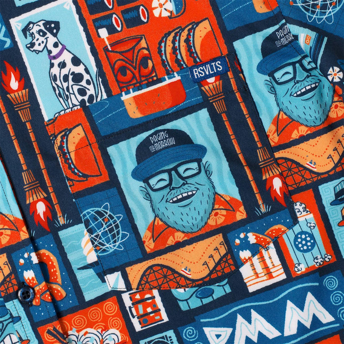 RSVLTS RSVLTS Mr. Morrow Collection "Hey, Friends" _ KUNUFLEX Short Sleeve Shirt