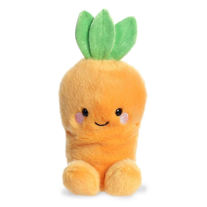 Palm Pals 5 Inch Cheerful Carrot Easter Plush Toy - Owl & Goose Gifts