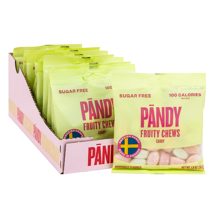 Pandy Sugar Free Fruity Swedish Chews Candy Peg Bag - 14 Count