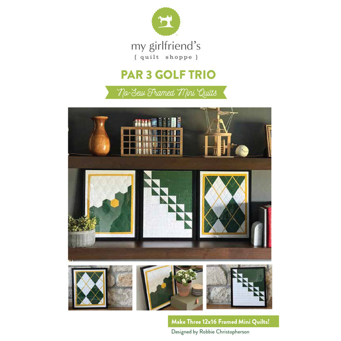 Par 3 Golf Trio (Downloadable No Sew  Pattern)