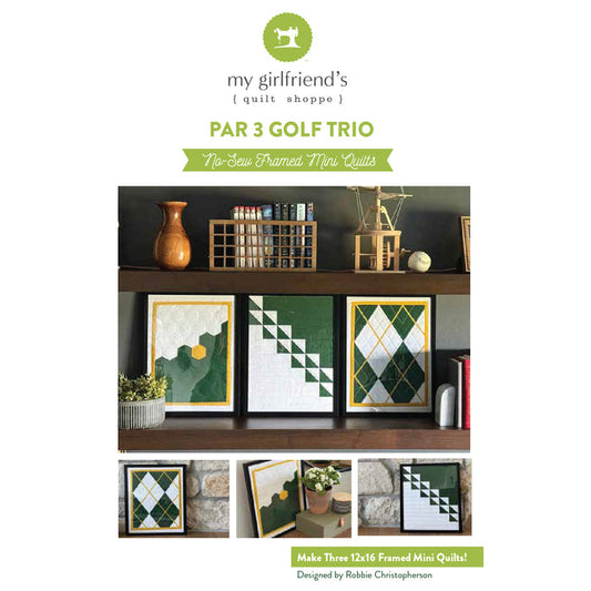 Par 3 Golf Trio (Downloadable No Sew  Pattern)