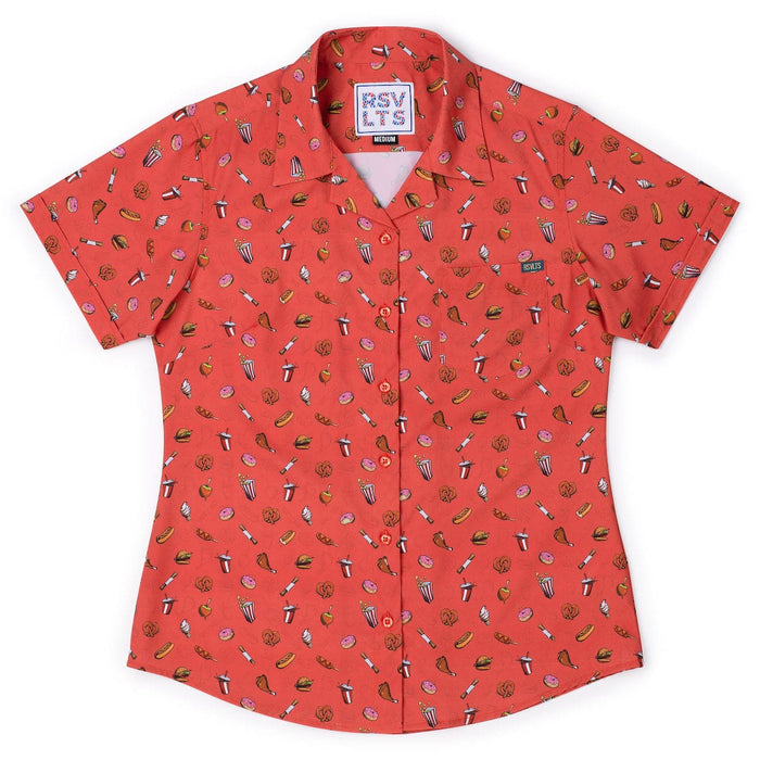 RSVLTS XS RSVLTS Women's Short Sleeve Shirt Park Bites – Women's KUNUFLEX Short Sleeve Shirt Park Bites – Women's KUNUFLEX Short Sleeve Shirt